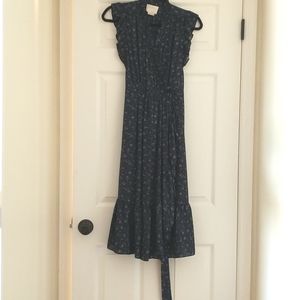 Kate Spade Wild Roses Faux Wrap Dress Size 0